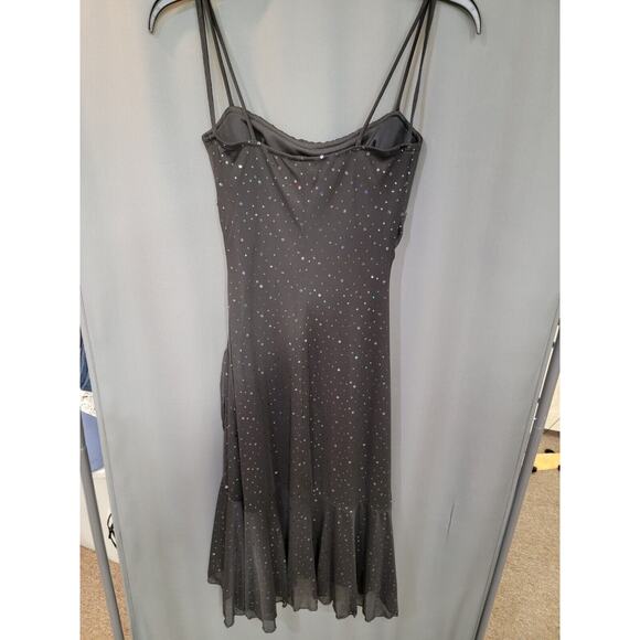 Ruby Rox Junior Black Sequin Formal Party Prom Dress Size S B28.5 - Picture 1 of 8